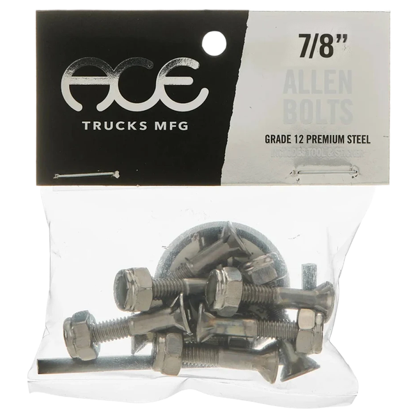 ACE 7/8" ALLEN HARDWARE SET SILVER