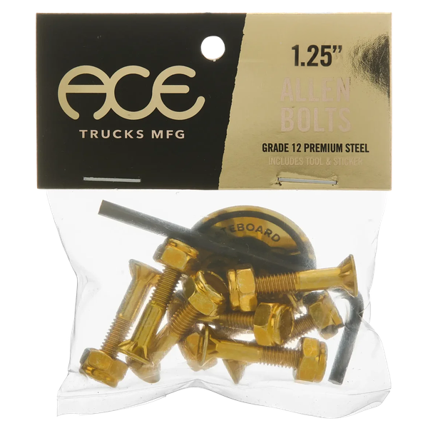 ACE 1.25" ALLEN HARDWARE SET GOLD