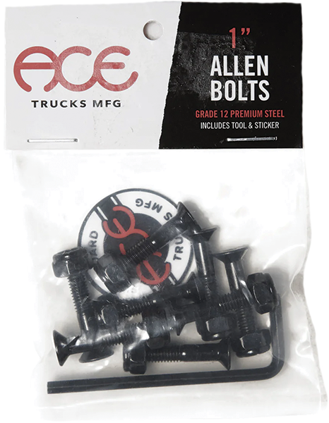 ACE 1.25" ALLEN HARDWARE SET BLACK