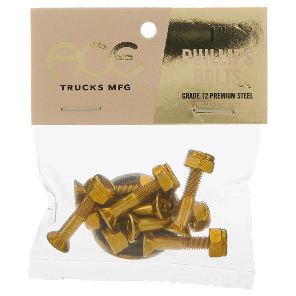 ACE 1" PHILLIPS HARDWARE SET GOLD