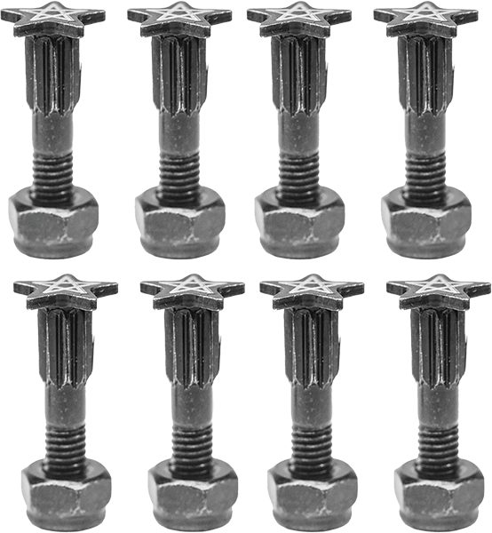SCREW CITY HARDWARE SET 7/8" BEAST BLACK/SIL