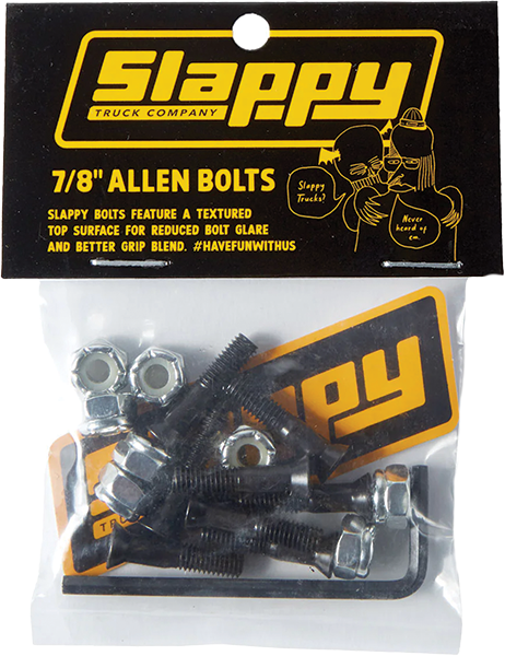 SLAPPY ALLEN BOLTS SET 7/8" BLACK