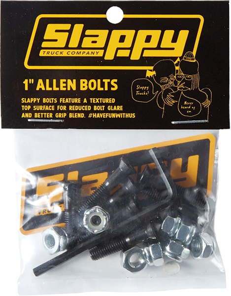 SLAPPY ALLEN BOLTS SET 1" BLACK
