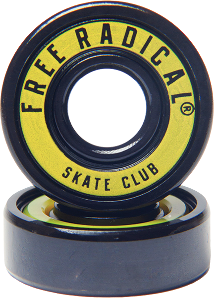 FREE RADICAL ABEC-5 BEARINGS - LEMON YELLOWS