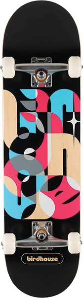 BIRDHOUSE OVERLAY SKATEBOARD COMPLETE 8.12
