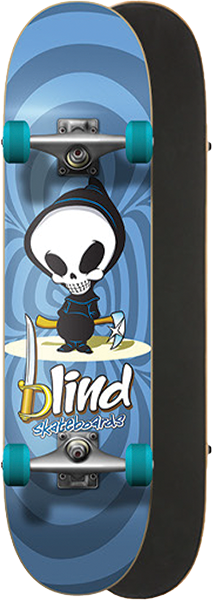 BLIND CLASSIC SABER SOFT TOP SKATEBOARD COMPLETE-7.25