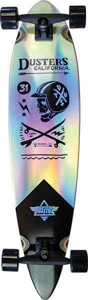 DUSTERS MOTO COSMIC SKATEBOARD COMPLETE 8.75x37 HOLOGRAPHIC