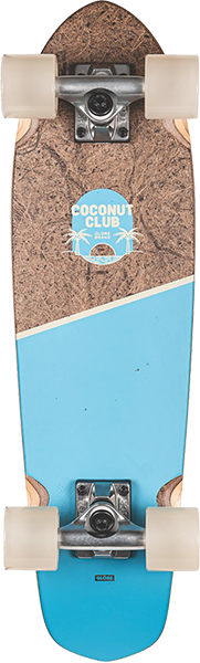 GLOBE BLAZER 26" SKATEBOARD COMPLETE 7.25x26 COCONUT/SKY