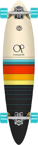 OP SWELL PINTAIL SKATEBOARD COMPLETE 8.75x40 OFF-WHT/BLK DAWN