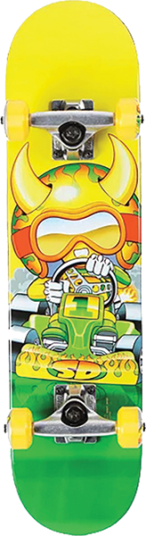 SPEED DEMONS GO KART SKATEBOARD COMPLETE 7.25