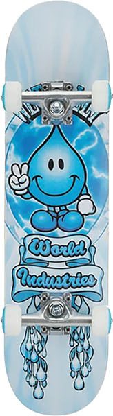 WORLD INDUSTRIES WET WILLY ICON SOFT TOP SKATEBOARD COMPLETE 7.25