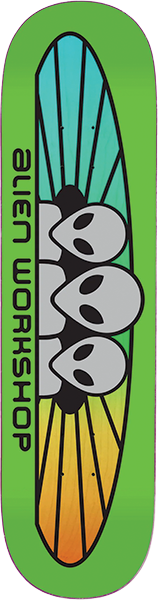ALIEN WORKSHOP RGB SPECTRUM SKATEBOARD DECK-7.75 GREEN