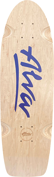 ALVA BELA REISSUE SKATEBOARD DECK 8.5x27 NAT/COBALT BLUE