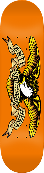 ANTI HERO CLASSIC EAGLE SKATEBOARD DECK 9.0 ORANGE