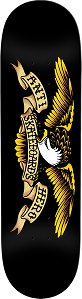 ANTI HERO EAGLE DBX SKATEBOARD DECK 8.5 BLACK