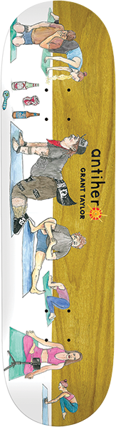 ANTI HERO TAYLOR FART YOGA SKATEBOARD DECK-8.5