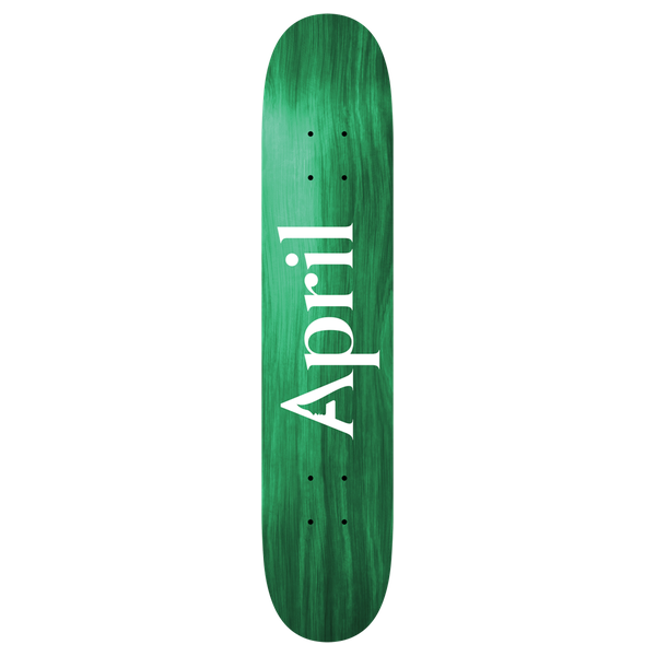 APRIL OG LOGO TWIN SKATEBOARD DECK-8.25 GREEN