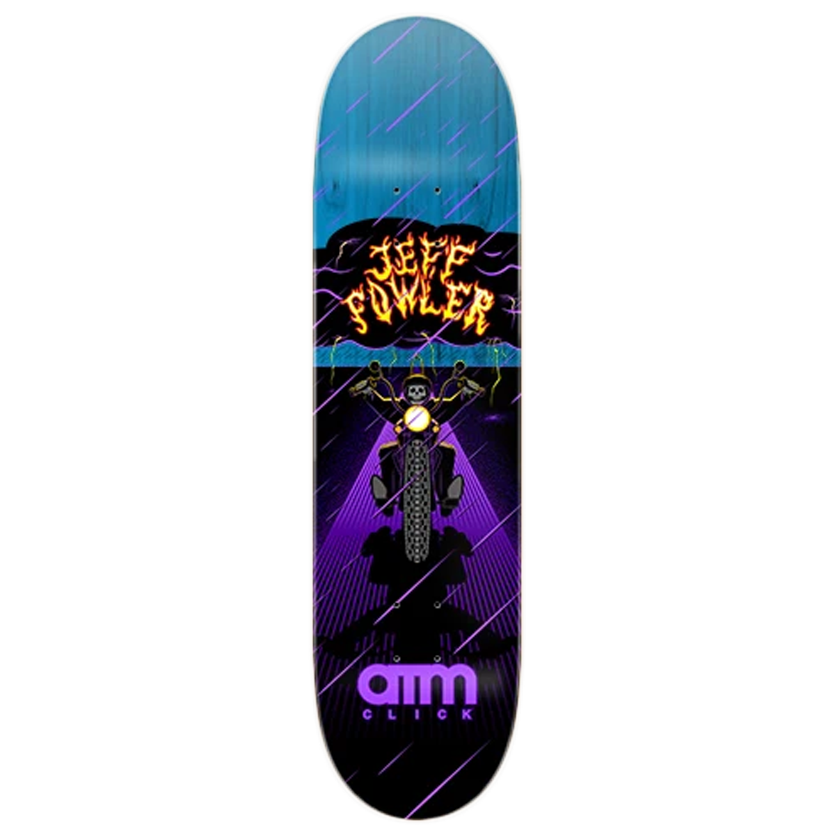 ATM FOWLER MOTO SKATEBOARD DECK-8.62