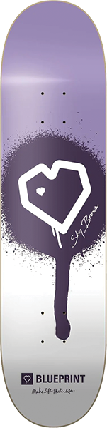 BLUEPRINT SKY BROWN MLSL SKATEBOARD-8.0 PURPLE