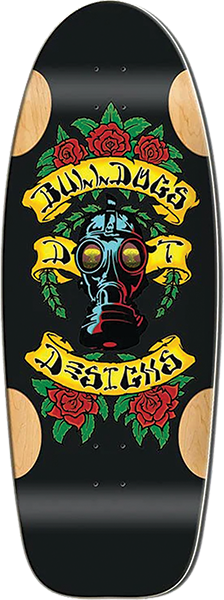 BULLDOG CAR PAINT SKATEBOARD-11.87X33 BLK FORMICA