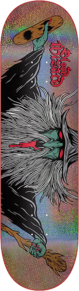 BLOOD WIZARD FLYING WIZARD GALACTIC SKATEBOARD DECK-8.38