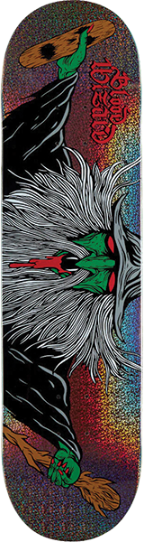 BLOOD WIZARD FLYING WIZARD GALACTIC SKATEBOARD DECK 8.5 w/ grip