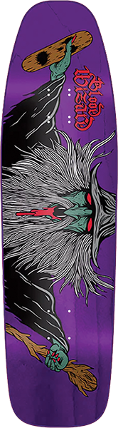 BLOOD WIZARD FLYING WIZARD SICLE SKATEBOARD DECK-9.25X32.68 ASST