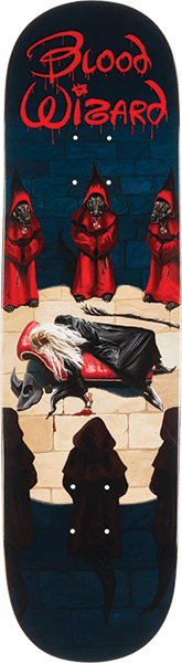 BLOOD WIZARD HERETICS DANCE SKATEBOARD DECK-8.6