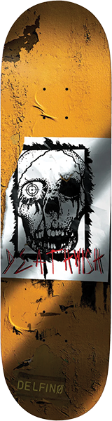 DEATHWISH DELFINO TORN SKATEBOARD DECK-8.25