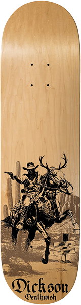 DEATHWISH DICKSON HUNT SKATEBOARD DECK-8.25
