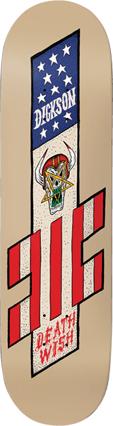 DEATHWISH DICKSON NIGHTMARE CITY SKATEBOARD DECK-8.12