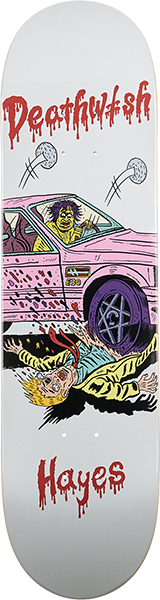 DEATHWISH HAYES VEHICULAR MANSLAUGHTER SKATEBOARD DECK-8.0