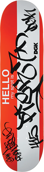 DGK MY SPOT IS PIER 7 SKATEBOARD DECK-8.38
