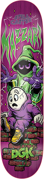 DGK MAZZARI SPELLCASTER SKATEBOARD DECK-8.38 ASST