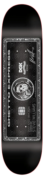 DGK WILLIAMS GHETTO EXPRESS SKATEBOARD DECK-8.25