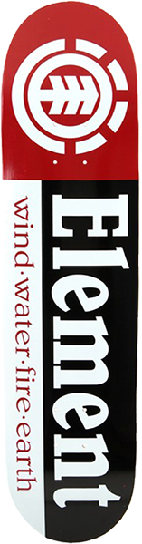 ELEMENT SECTION BLACK SKATEBOARD DECK- 7.5 thriftwood