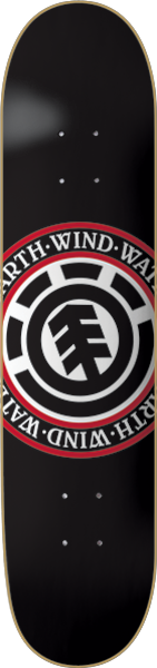 ELEMENT SEAL BLACK SKATEBOARD DECK -8.0 thriftwood