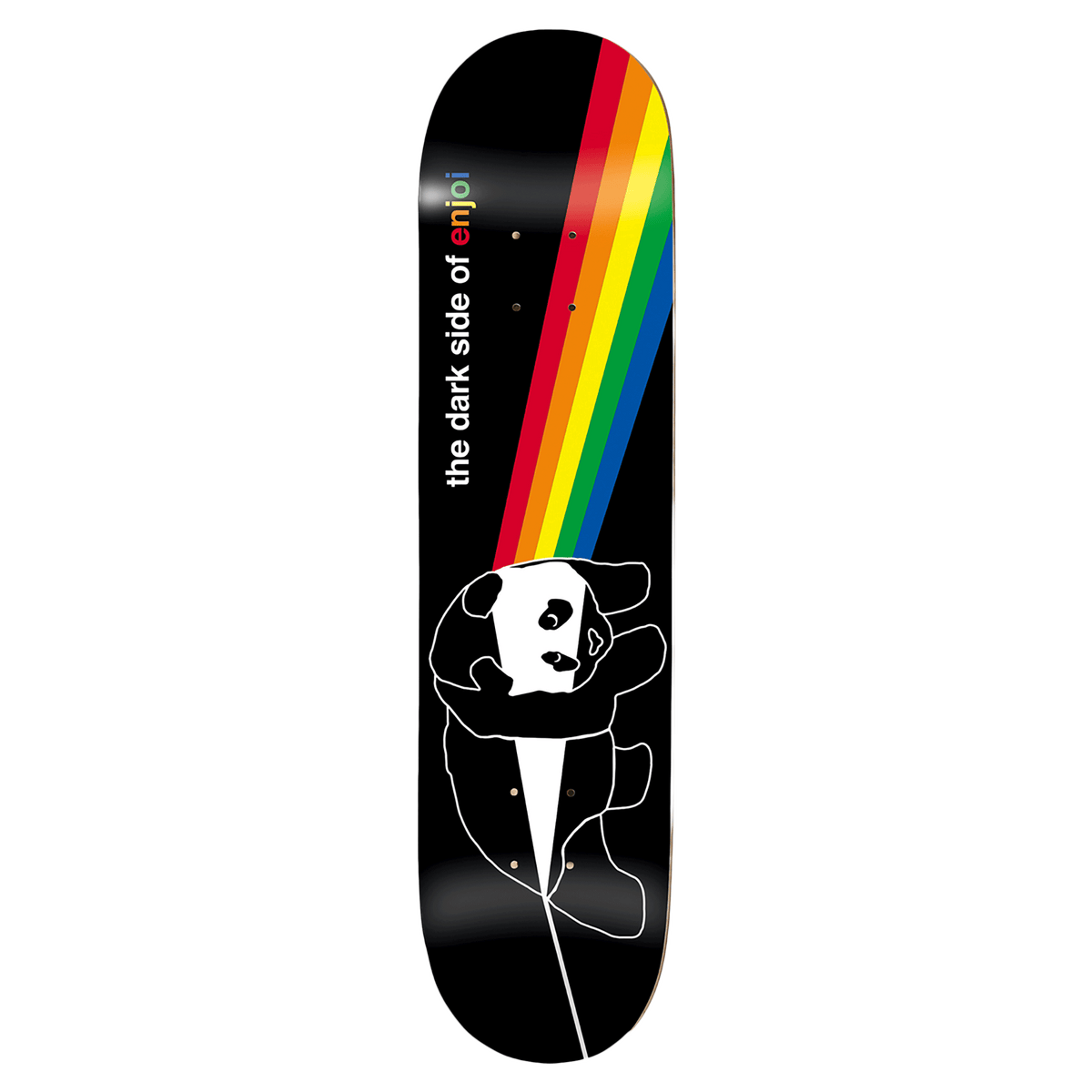 ENJOI DARKSIDE PANDA SKATEBOARD DECK-8.25 BLACK R7