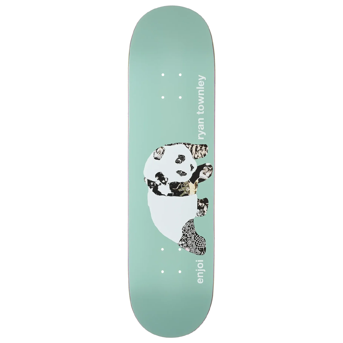 ENJOI TOWNLEY COLLAGE PANDA SKATEBOARD DECK-8.5 SAGE