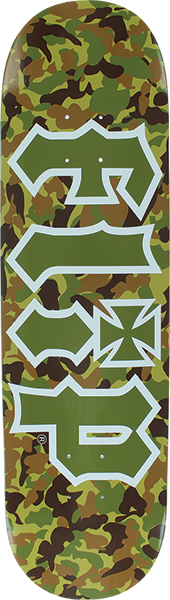 FLIP HKD COMBAT SKATEBOARD DECK-8.25 GREEN