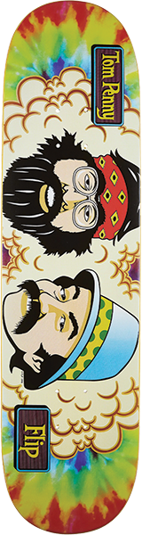 FLIP PENNY TOMS FRIENDS SKATEBOARD DECK-8.25 TIE DYE