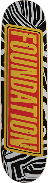 FOUNDATION BAR SKATEBOARD DECK-8.0