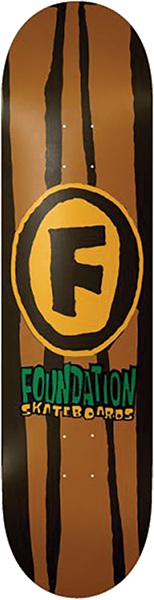 FOUNDATION REBOOT SKATEBOARD DECK-8.38 w/ grip