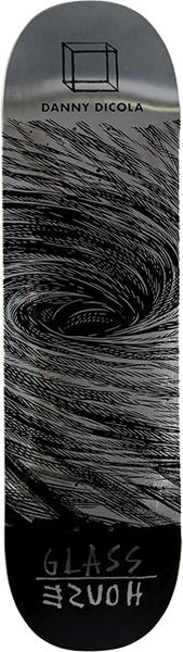 GLASS HOUSE DICOLA ABYSS SKATEBOARD DECK-8.675