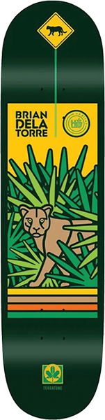 HABITAT DELATORRE PANTHER CROSSING SKATEBOARD DECK-8.0