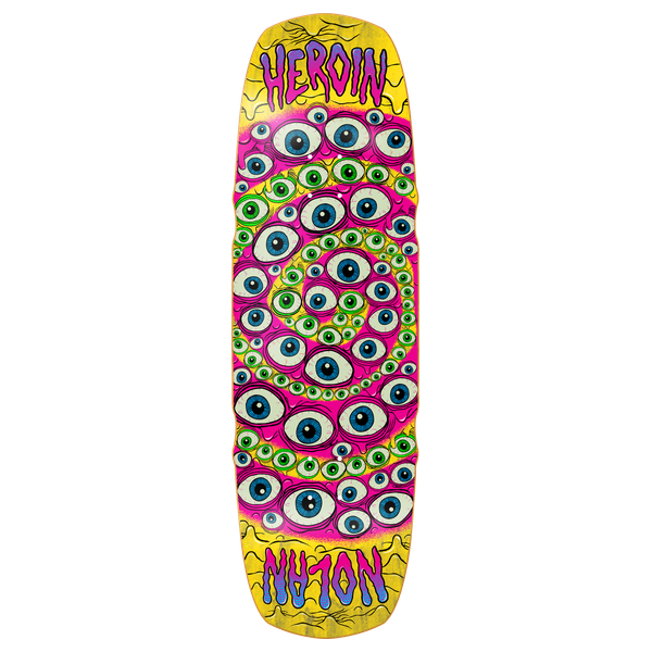 HEROIN HOUGHTON SPIRALIZE SKATEBOARD DECK-9.5