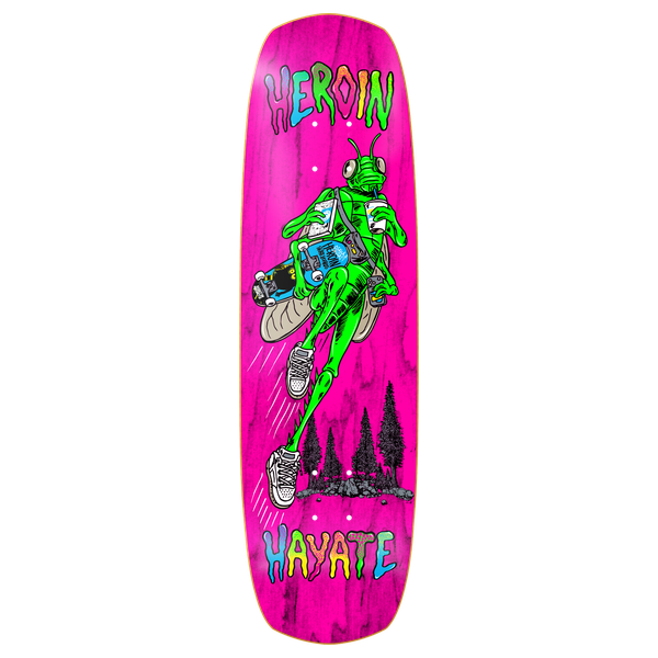 HEROIN KAMIMURA BUG SKATEBOARD DECK-8.88