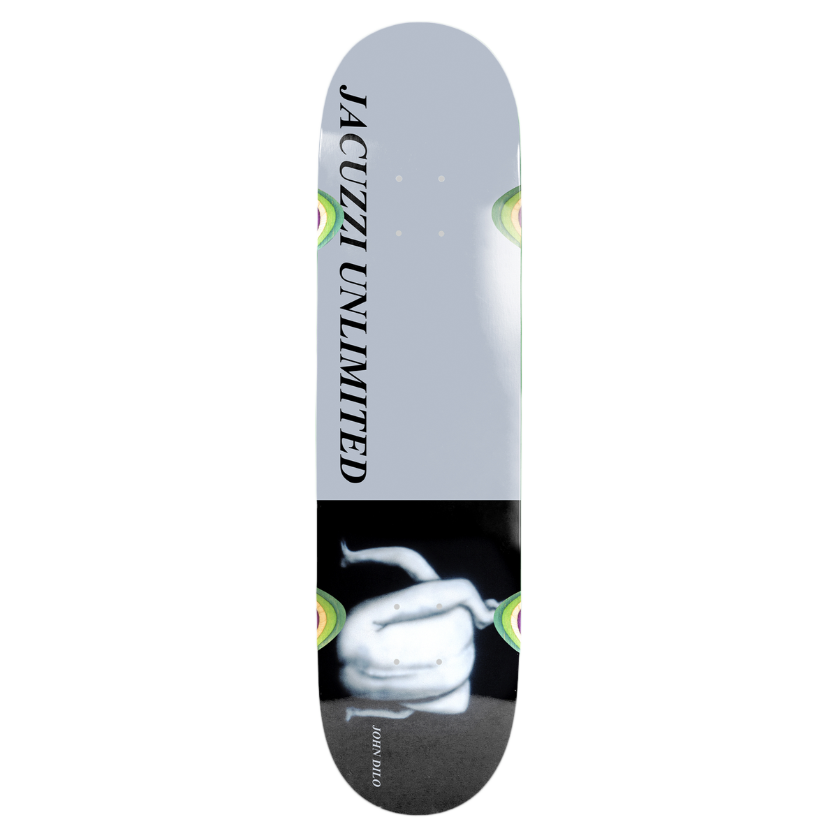 JACUZZI DILO SUCK ME SKATEBOARD DECK-8.5 COOL GREY EX7