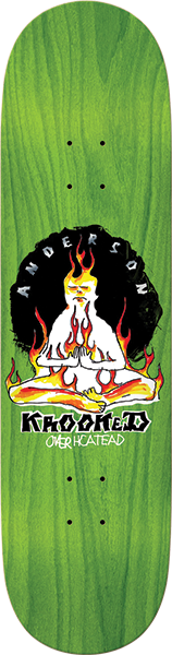 KROOKED ANDERSON OVERHEATED SKATEBOARD DECK-8.38