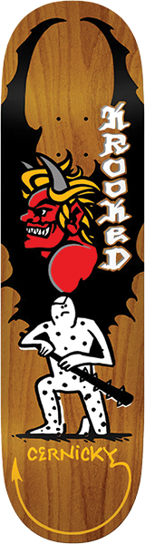 KROOKED CERNICKY DEVIL ED SKATEBOARD DECK-8.5